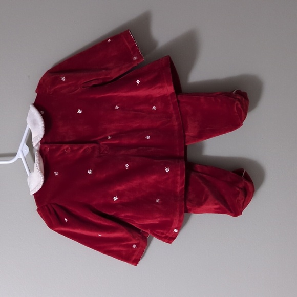 Holiday Red Velvet Baby Outfit from Simply Basics - Picture 2 of 7